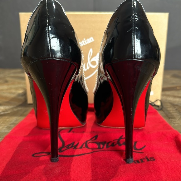 Christian Louboutin Caracolo/Plateau, black, US 7 - Picture 8 of 10
